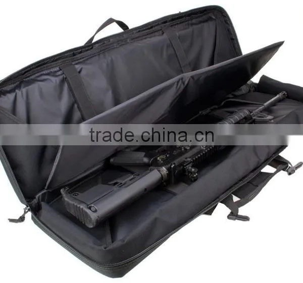 36 Double Rifle Case - 36" Padded Long Gun Case & Rifle Storage Backpack With Molle Pouches, Integrated Pistol Cases photo-4