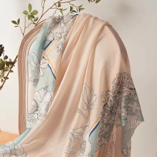 High Quality Super Soft Colorful Winter Fashionable Women Wool Scarf photo-4