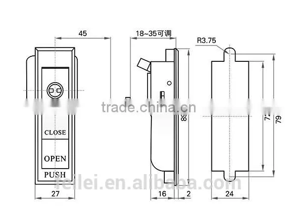 Flei Brand High Safty ROHS Zinc Plated Metal Locks photo-6