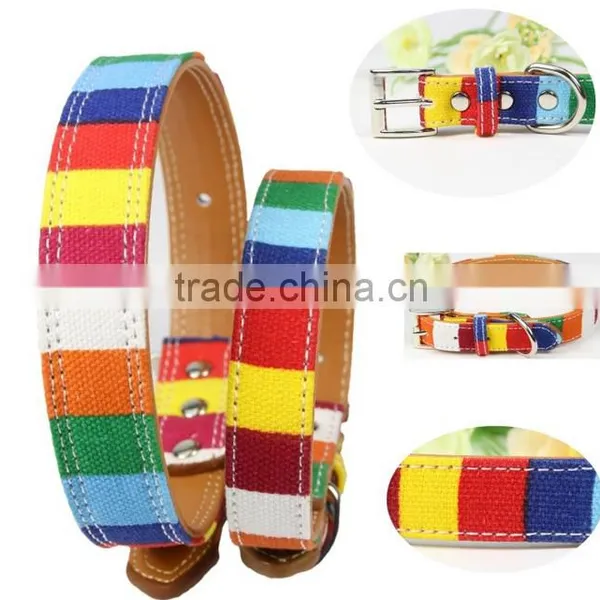 Rainbow Color Small MOQ PU Leather Dog Leash Wholesale photo-2