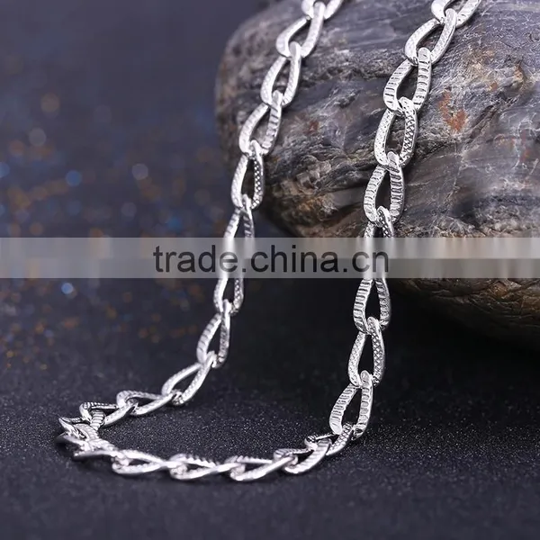 Simple Design Fashion Jewelry Rhodium Plated Cheap Necklace photo-2