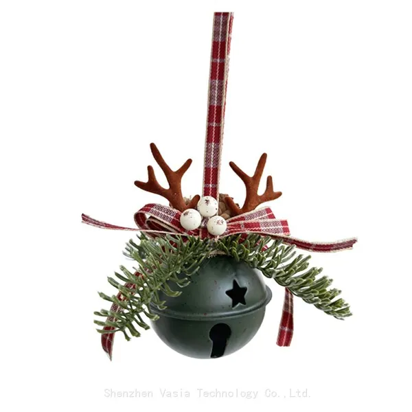 Bulk Handmade Christmas Pendants: Bell, Simulated Pinecone & Berry Vine Designs for Hanging photo-2