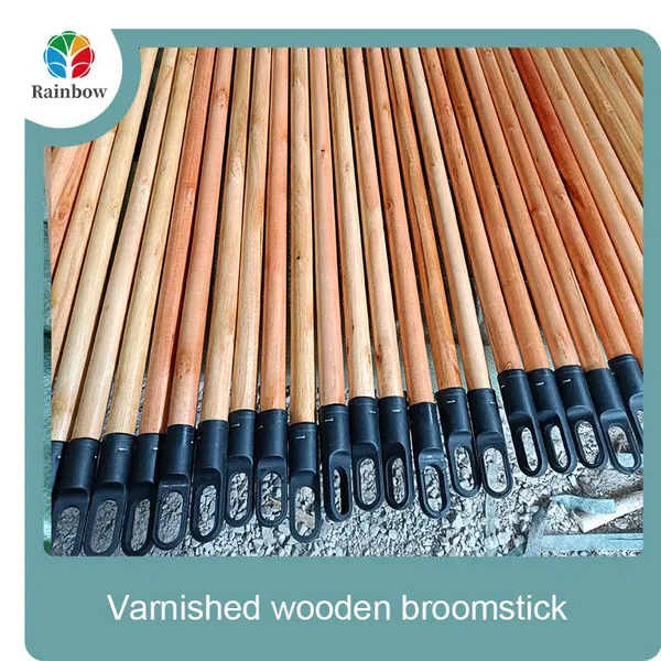 Factory Cheap Price Wholesale Varnished Wooden Poles and Wooden MOP Sticks photo-3