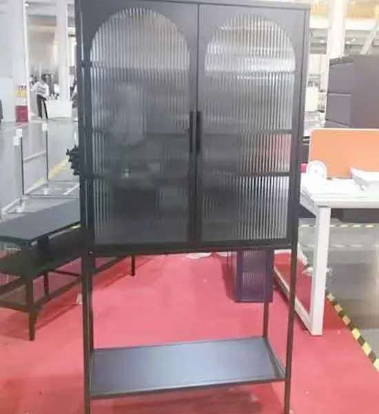 Best Seller Glass Display Cabinet With LED Lights | Lockable Steel Frame | Heavy Duty for Retail & Exhibition – DC-1800LS-03 photo-5