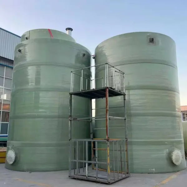 Export-Type FRP Neutralization Tank With Mixer Agitator Super Corrosion Resistance Essential for Chemical Plants