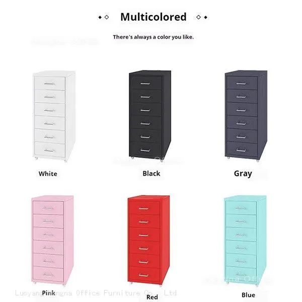 Secure Student Dormitory Bedside Cabinet With Lock | Compact 5 Drawer Metal Storage Tower for Personal Items photo-5