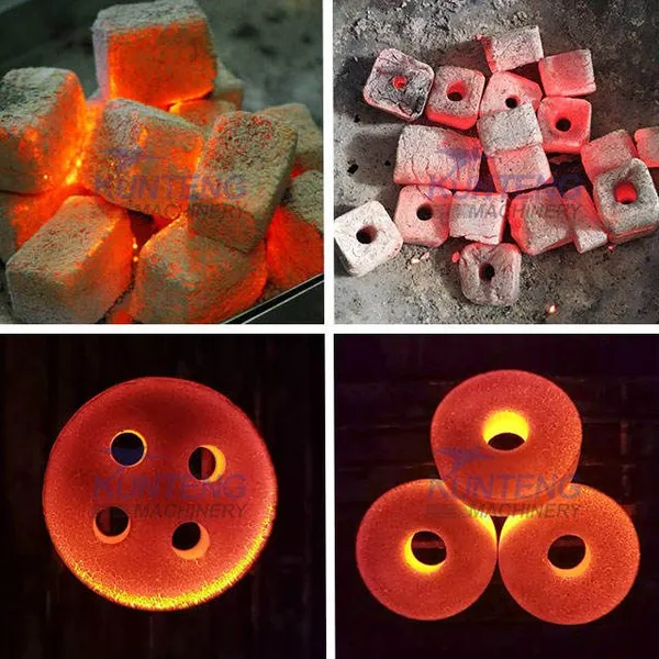 Automatic Hookah Shisha Charcoal Cube Making Machine Wood Sawdust Coconut Shell Charcoal Briquette Machine Line EPC photo-5