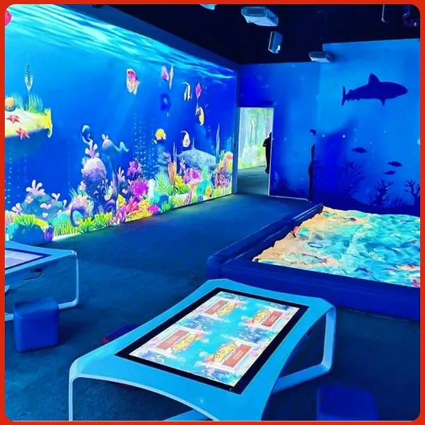 Holographic 3d Magical Painting Interactive Projection for School Walls and Touchable Children's Paradise Immersive Equipment photo-4
