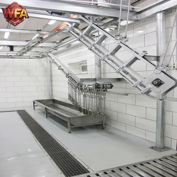 High Efficiency Full Set Hog Slaughter Equipment PLC Controlled Livestock Abattoir Line photo-3