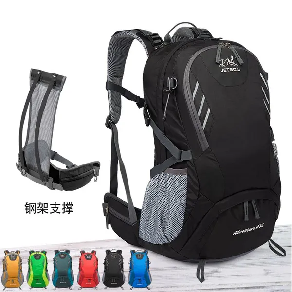 Large-Capacity Waterproof Wear-Resistant Backpack, Outdoor Sports Mountaineering Bag, Multi-Functional Casual Rucksack, Travel Bag