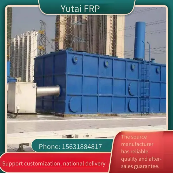 Fiberglass Biological Deodorization Box, Biological Deodorization Method, Spray Deodorization Tower for Domestic and Industrial Sewage Treatment Plants and Pig Farms photo-3