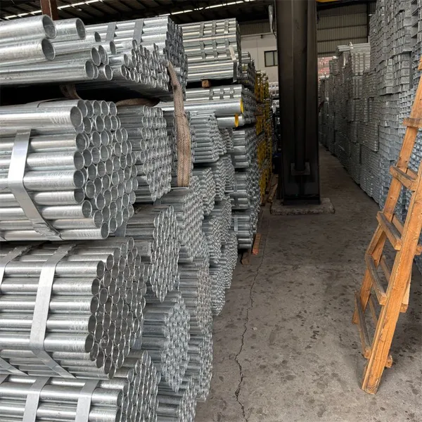 Factory Supply Hot‑Dip Galvanized Round Steel Tube GI Pipe BS1387 6m Length For Building Project photo-2