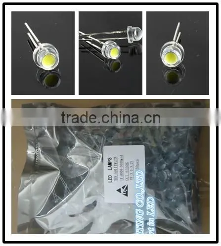 0.2W 4.8mm / 5mm Strawhat LED With 120 Degree Viewing Angle photo-2