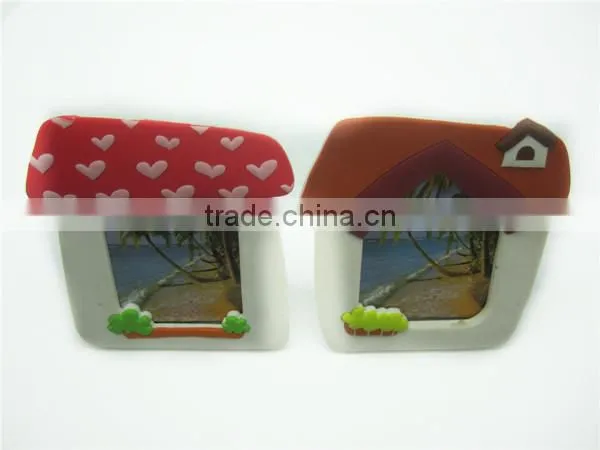 Photo Frame 2015 Hot Sale Lovely 3D Soft Rubber Pvc Photo Frame photo-4