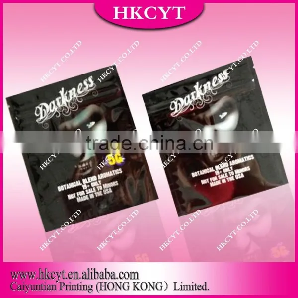 Custom Print Logo Zipper Plastic Paper Bag photo-4