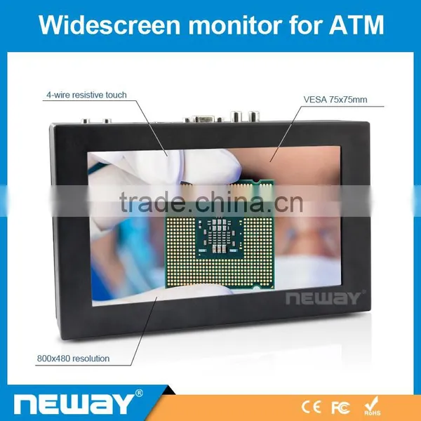 8 Inch LCD Metal Open Frame Touchscreen for Industrial Application Monitor photo-2