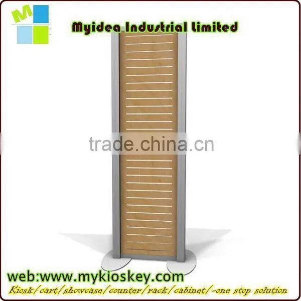 Luxury Classical Portable Wooden and Metal Clothing Store Display Rack photo-2