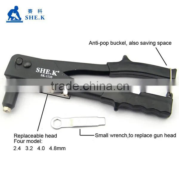 China Lowest Factory Price Single Hand Portable Pneumatic Rivet Gun Quality Choice photo-3