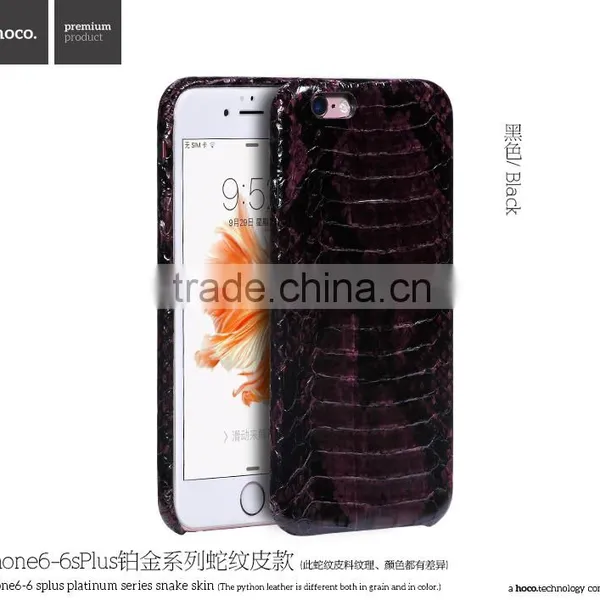 HOCO Platinum Series Python Leather Rubber Back Case for IPhone 6s Luxury Snake Leather Cover for IPhone 6 4.7 MT-5777 photo-3