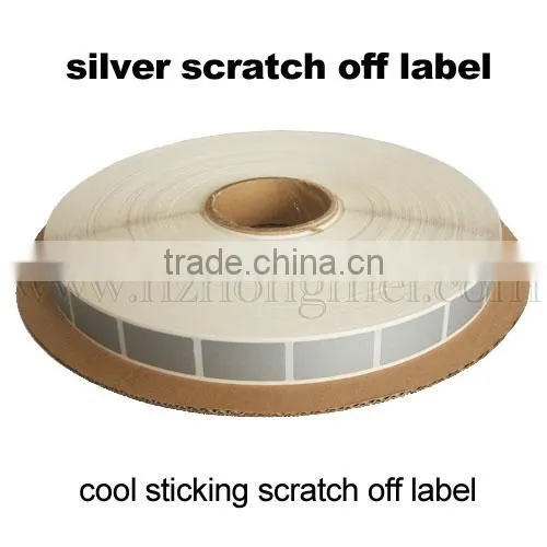PET Label Scratch off Label Tear off Price Labels