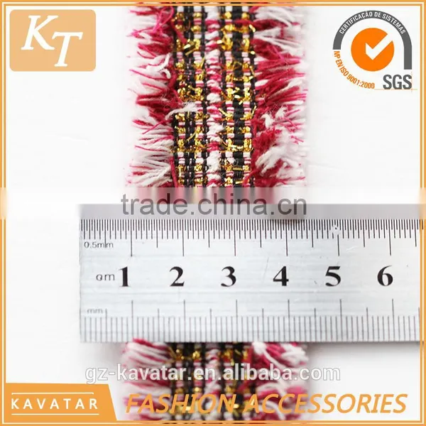 Korean Style Mix Color Fringe Trim With Cheapest Price photo-6