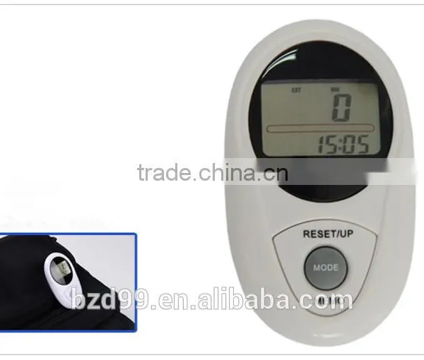 New Multi-functional Digital Porket Walking 3D Pedometer With 12/24 Time System and 7days Memory Pedometer /OEM/ODM Manufacturer photo-3