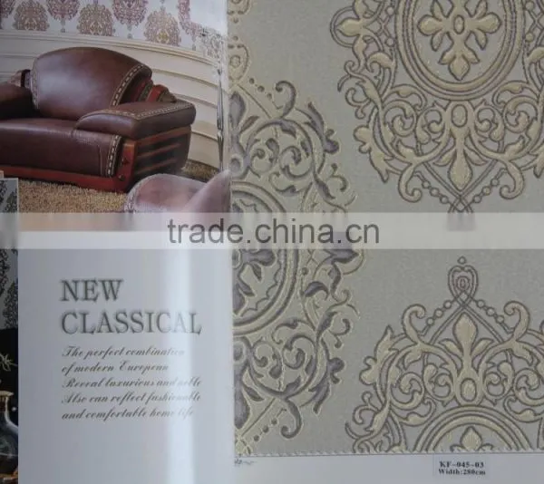 Non-crack Jacquard Textile Wallfabric photo-2