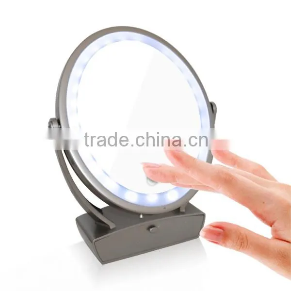 Elegant Touch Sensor Vanity Dressing Table Mirror With Lights and Magnifying Supplier's Choice photo-2