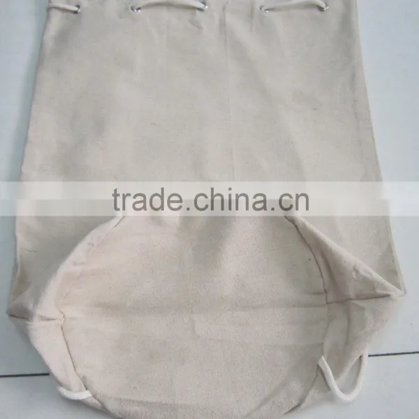 White Hopping Bag ,shopping Bagcheap Canvas Bucket Drawstring Bag Design-5