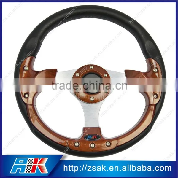 PU Colored Steering Wheel Universal Steering Wheel photo-3