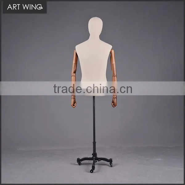 Display Lifelike Half Body Adjustable Male Dummies Mannequin photo-4