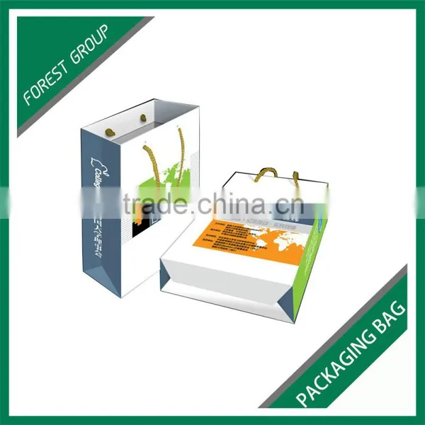 PLAIN WHITE PAPER BAGS FOR BOOKS PACKAGING WITH CUSTOM LOGO AND PRINTING photo-6