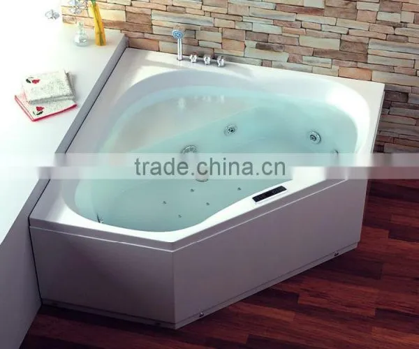 SUNZOOM Triangle Acrylic White Bathtub,triangle Bathtub,sex Massage Spa photo-2