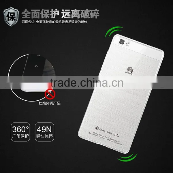 Clear Mobile Phone TPU Case For Huawei P8 Lite photo-4