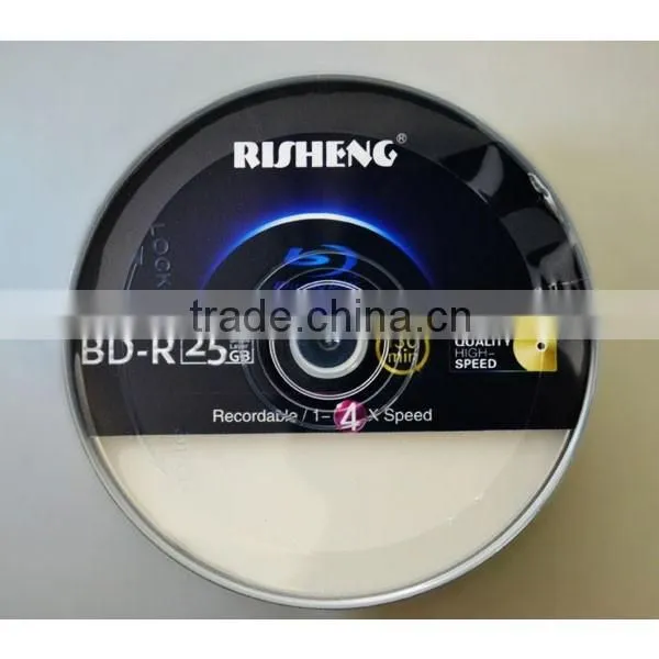 RISHENG Blank bd Disc 25gb Factory Wholesale/blank Blu Ray Disk 6x Printable/blank bd 50cake Box photo-2