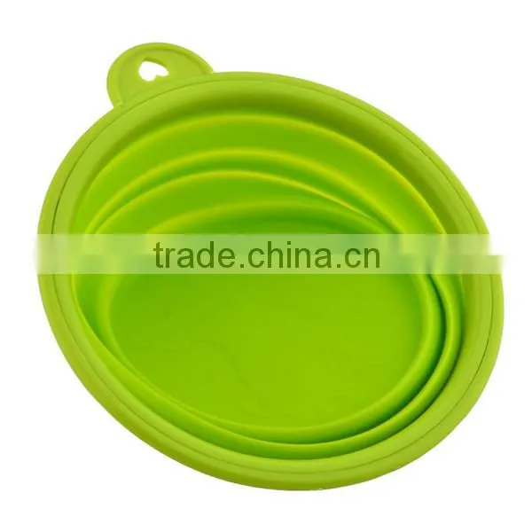 Pet Dog Foldable Silicone Collapsible Bowl photo-4