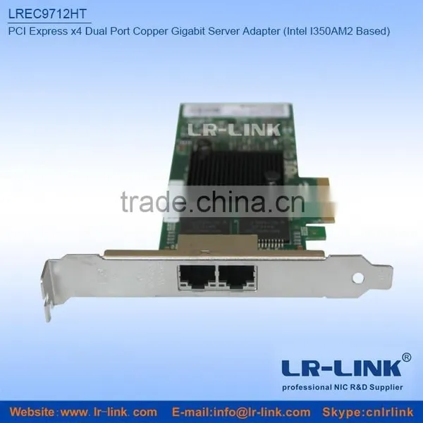 LREC9712HT PCI Express x4 Dual Copper Port 10/100/1000Mbps Network Card (Intel I350AM2 Based) photo-3
