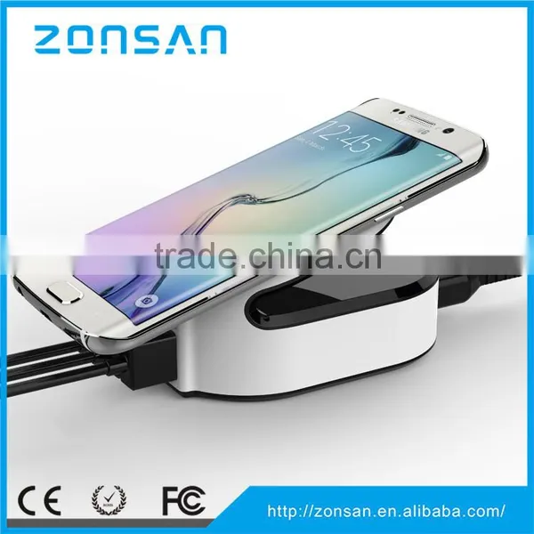 Amazon Hot Selling 3 in 1 Multifunctional QC 2.0 USB Charger Wireless Charger photo-3