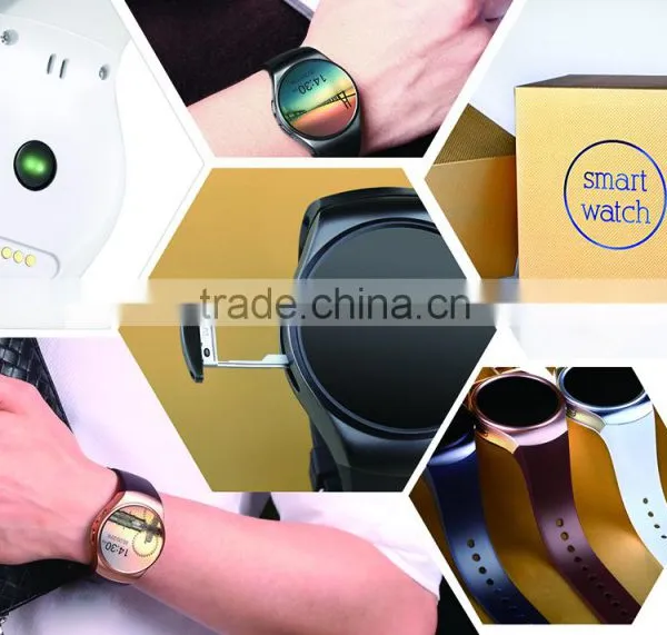 EXCELVAN Smart Watch KW18 SIM Watch MTK2502C Pedometer Heart Rate Monitor Touch Screen Smartwatch for IOS Android Smartphone photo-6