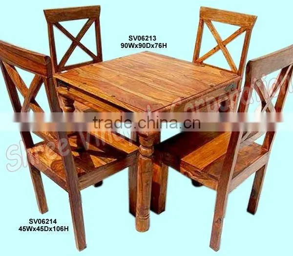 Wooden Dining Table & Chair,home Furniture,dining Set,dining Room Furniture,indian Wooden Furniture,shesham,mango Wood Furniture