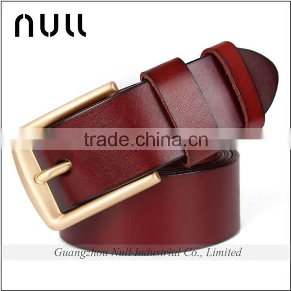 Black/ Brown/ Red Portable Design Buyers Men Genuine Leather Belt photo-2