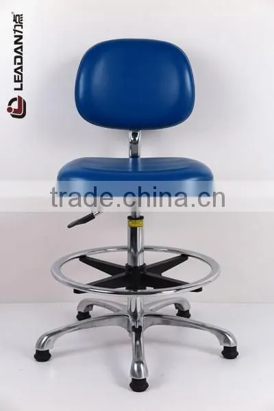 ESD Anti Static Chair Lab Cleanroom Chair PU Leather Chair photo-3