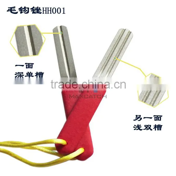 Wholesale Grinding Hook Tool Double Sided Groove Fly Fishing Tools