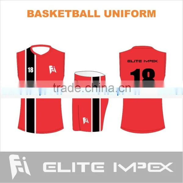 Red Basketball Uniforms