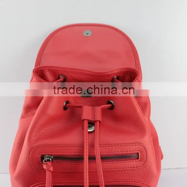 2016 New Design Backpack Soft Leather Backpack Unisex Leisure Backpack photo-5