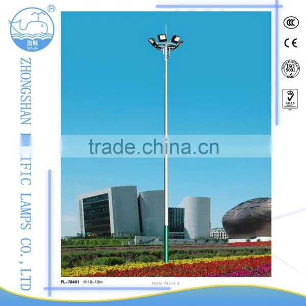 Manufacturer Design Q235 Pole Aluminum Light Head High Mast Lighting Tower Waterproof Led Light