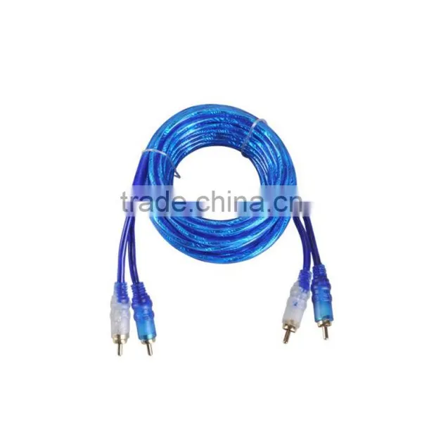 Great Sound Quality RCA Wire Noise Rejecting for Coaxial Construction High Shielded RCA Cables