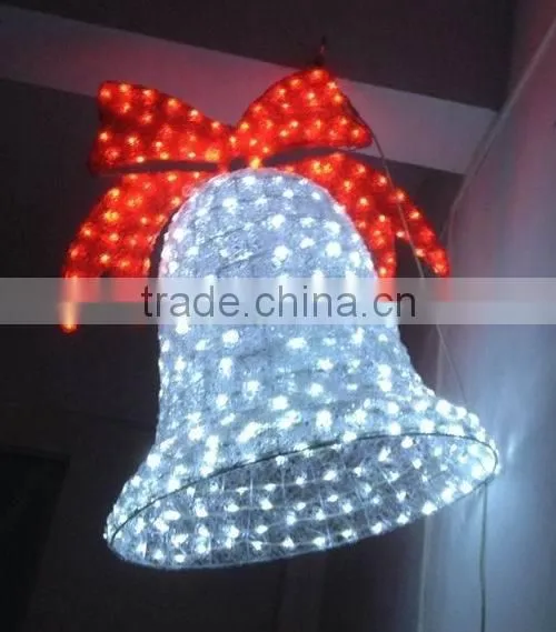2016 New Products Colorful Lighted Christmas Bells Motif Light for Outdoor Decor photo-5