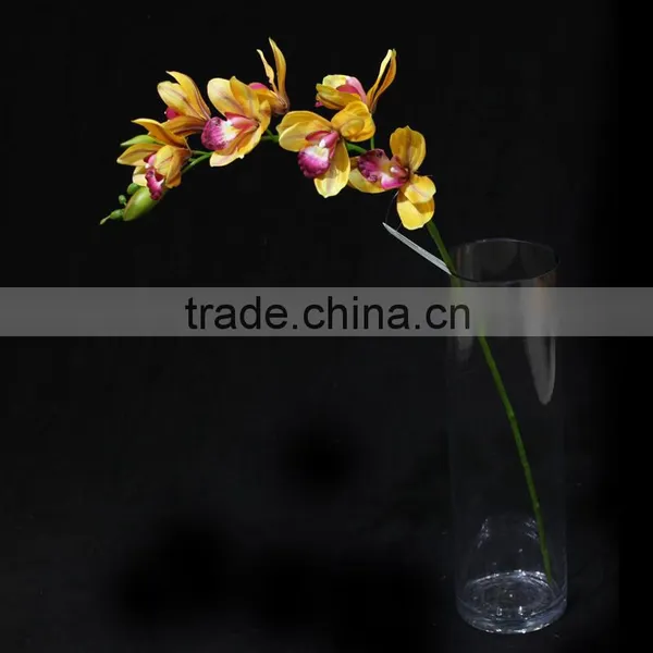 Hot Sale 2016 Low Price Artificial Flower Simulation Butterfly Orchid With Seven Heads photo-4