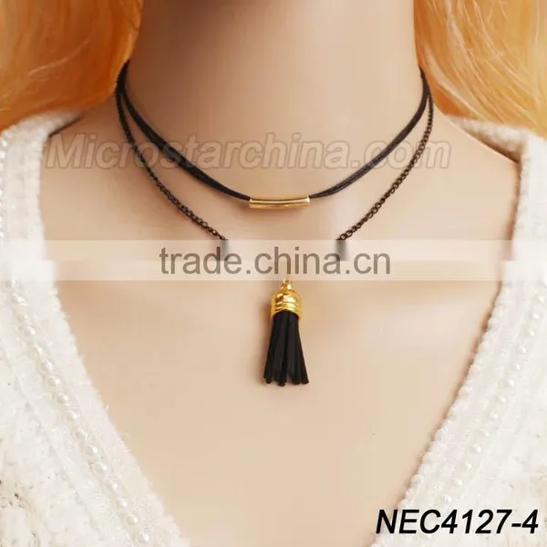 IN STOCK Women Heart Charm Chocker Necklace photo-4